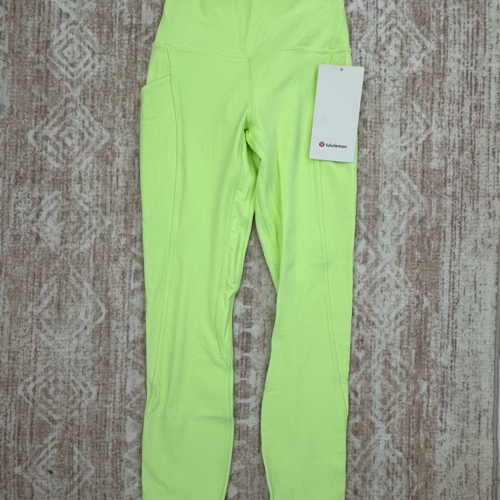 lululemon athletica Neon Green Leggings